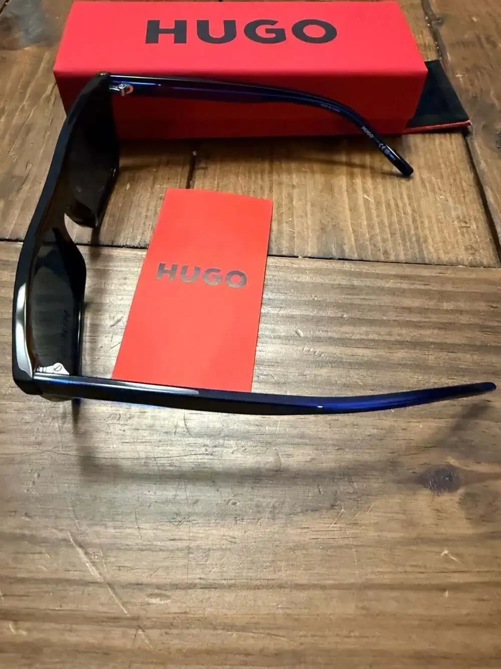 Hugo Boss HG 1297/S Sunglasses with Case - Blue Tibt on Frames - Brand New